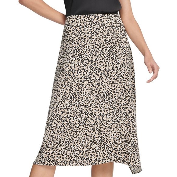 Dkny Dresses & Skirts - NWT DKNY Ruffled Skirt Brown Beige Size 16